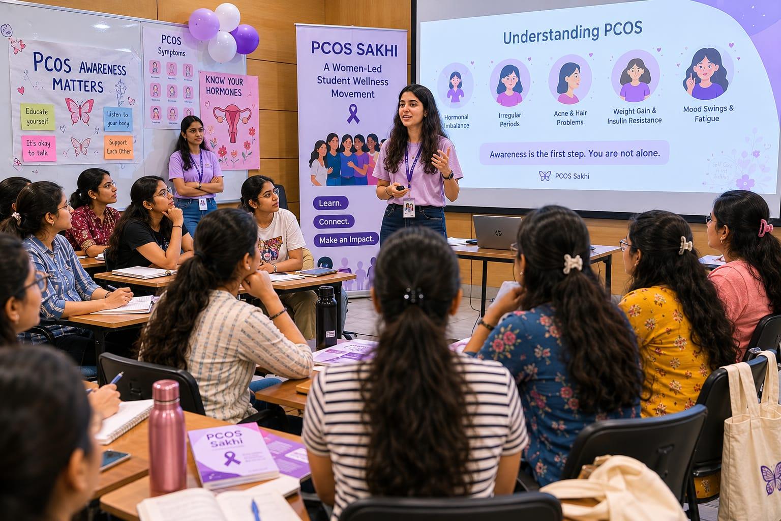 Women students collaborating