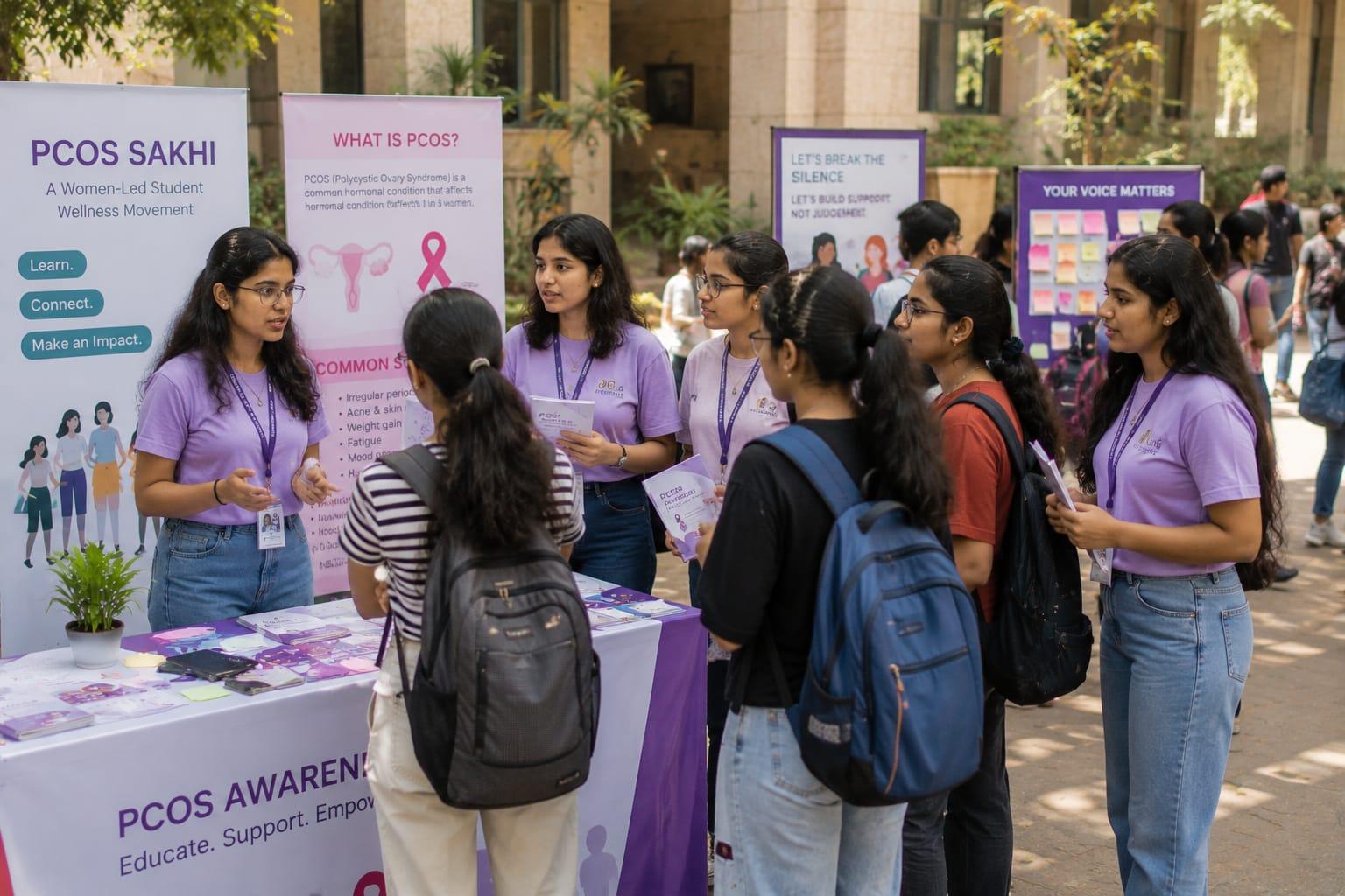 Students on campus